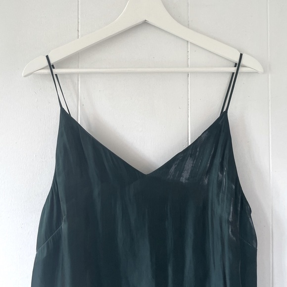 Aritzia Dark Green Mini Dress - Picture 2 of 10
